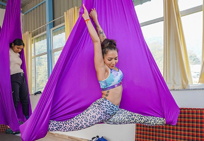Aerial Yoga TTC aerial yoga teacher training rishikesh 4