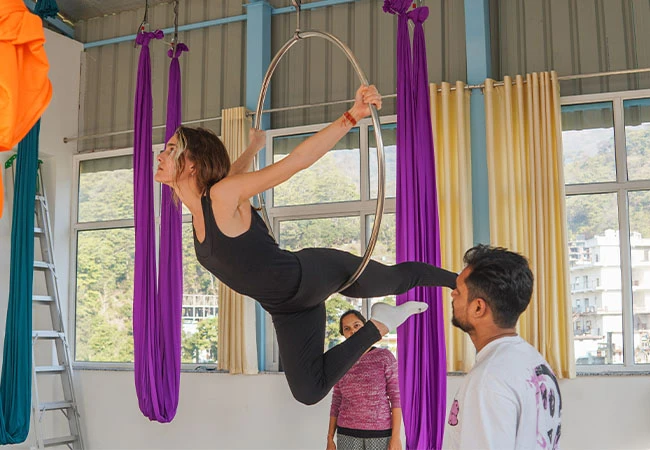 Aerial Yoga TTC aerial yoga teacher training rishikesh 5