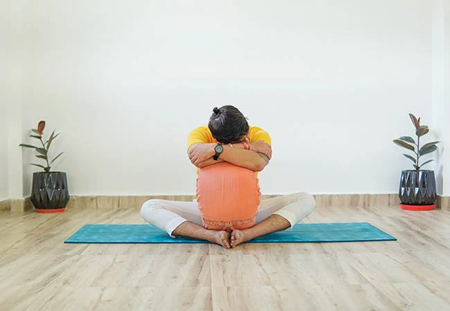 Yin Yoga TTC supported butterfly 1